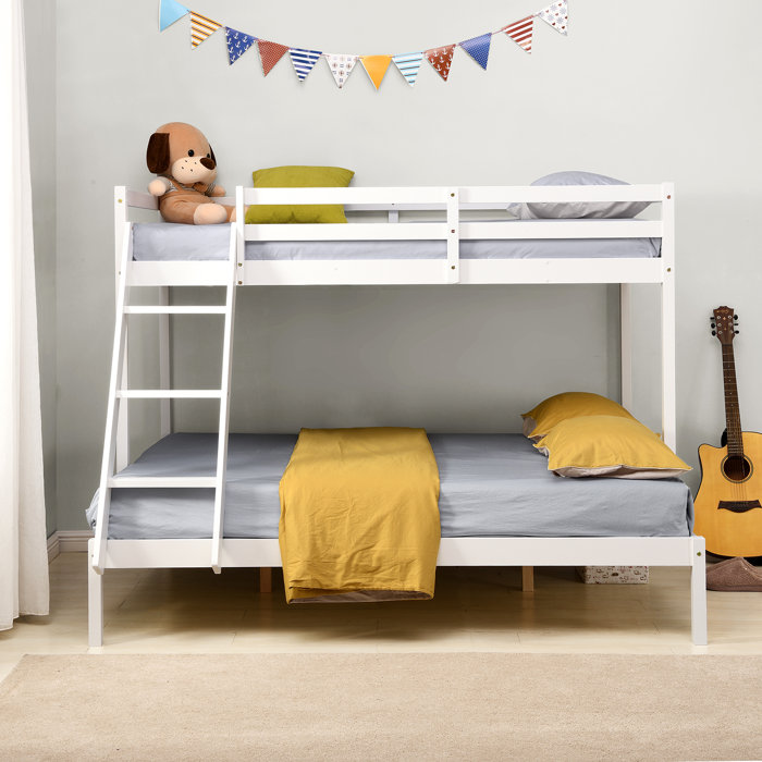 Isabelle & Max Raya Double (4'6) Solid Wood Triple Sleeper Bunk Bed by